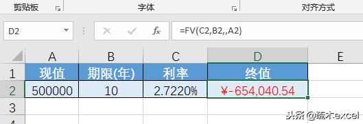 房贷利率年限、余额宝收益等计算问题—excel函数帮你解决