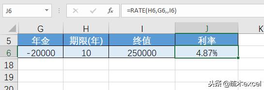 房贷利率年限、余额宝收益等计算问题—excel函数帮你解决