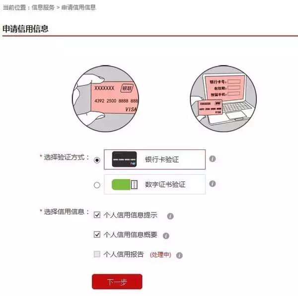 个人征信网上自查宝典