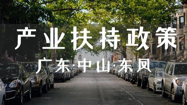 中山市东凤镇产业扶持政策