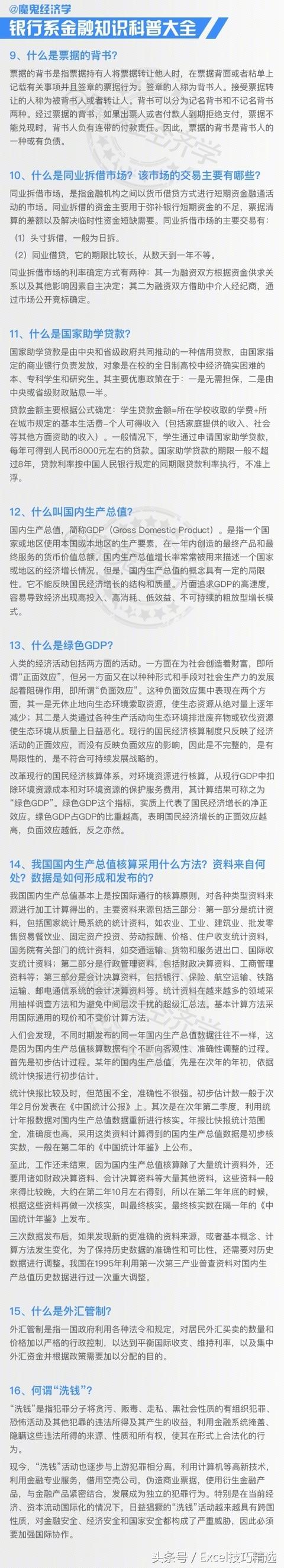 70个银行系金融知识！建议收藏学习，说不定哪天就用上了！