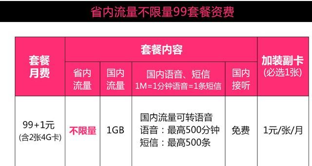 湖南人独享：花100元省内电信流量不限，但必须加装副卡