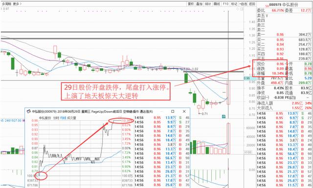 保命要紧！中弘股份上演地天板暴拉9分钱！