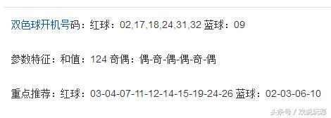 双色球18103期开机号：红球连出两组连号，龙头凤尾同尾搭配