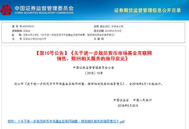 监管加严！货币基金T+0赎回限额1万元，余额宝或不能用于日常支付