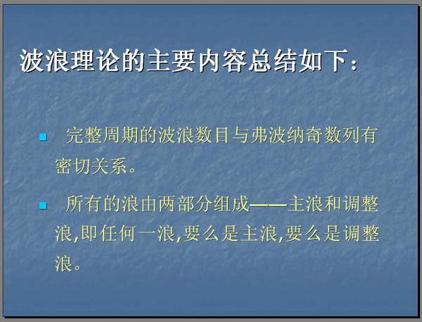 波浪理论的基本思想以及基本浪型细分详解