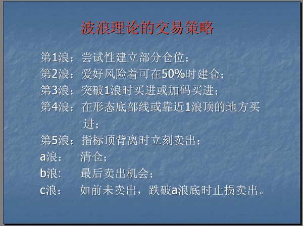 波浪理论的基本思想以及基本浪型细分详解