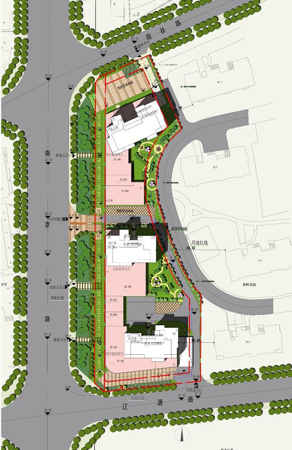 华新园南京路项目规划公示 建三栋带网点高层住宅，容积率3.4……