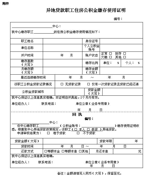 关于个人住房公积金异地贷款流程，希望能帮到你！