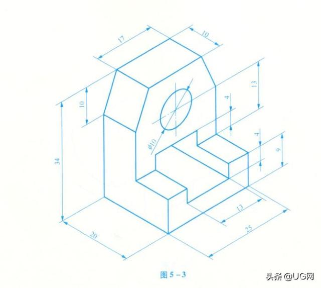 UG练习题3，新手学UG快速入门的三维设计方法