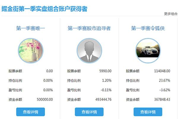 2016掘金街炒股大赛第三季开始报名啦！