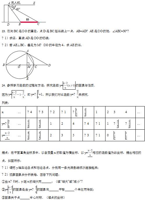 2018年湖南省郴州市中考数学真题