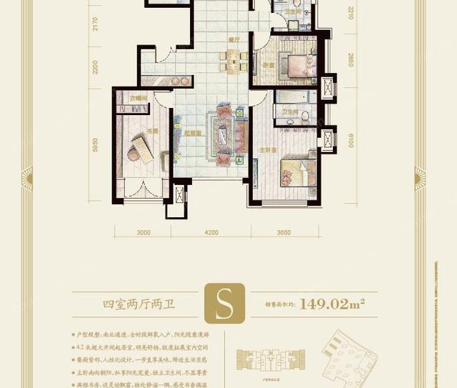 天津亿城堂庭高层,多层四居室 均价约30000/平米