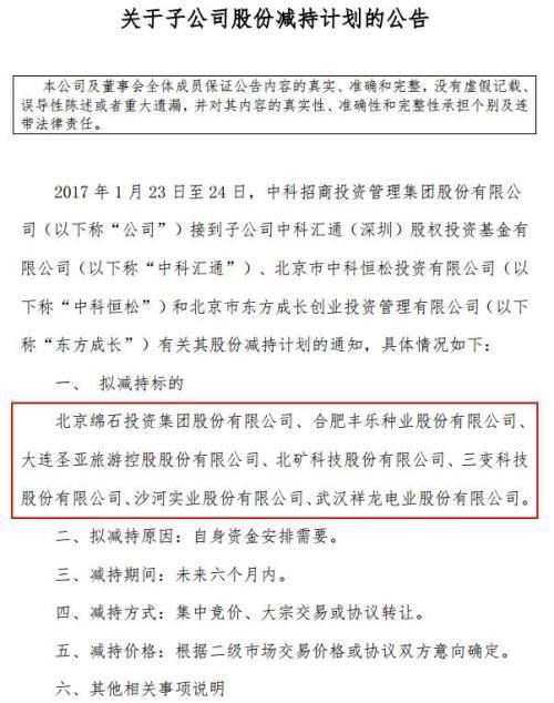 一次卖100股连手续费都不够 中科招商温柔式减持套路