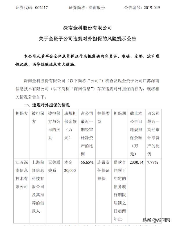 亿钱贷2亿元借款标的存在违规担保 相关合作方运营多家现金贷平台