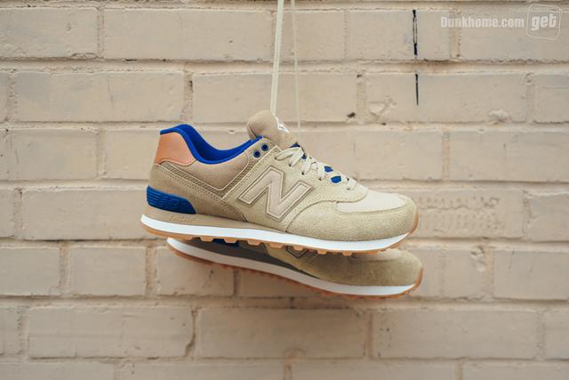 麂皮帆布组合：New Balance 574带来清新自然感受