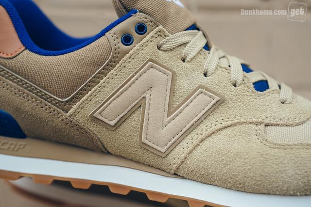 麂皮帆布组合：New Balance 574带来清新自然感受