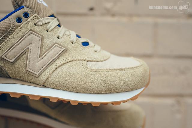 麂皮帆布组合：New Balance 574带来清新自然感受