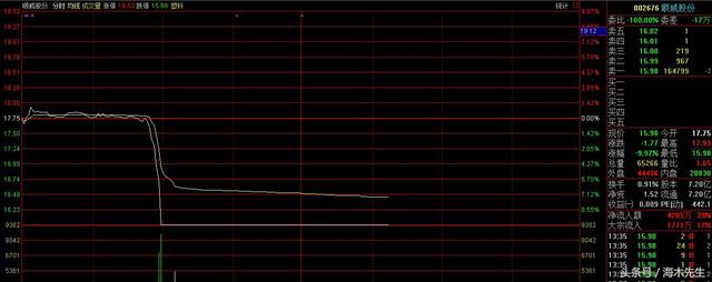 大盘稳步上涨，却有2个股票秒跌停——这么正经的跌停，你见过么