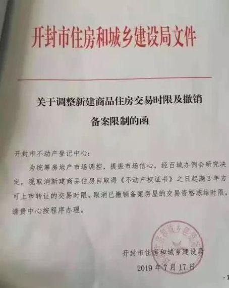 突发！取消限售！河南这一城市发文，地产股大涨，专家：或有其他城市跟进