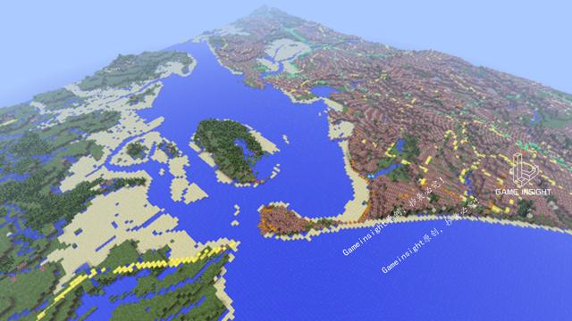 830亿方块！这才是《我的世界》最大地图，看到头晕目眩！