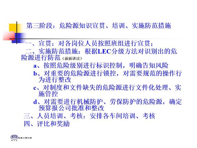 危险源辨识、风险评价、及风险控制技术