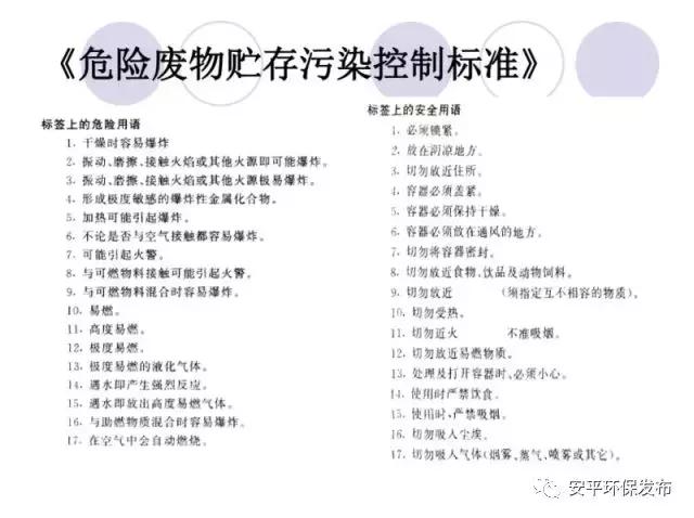 新《固废法》即将出台：多种情形罚款100万危废暂存标识等要求！