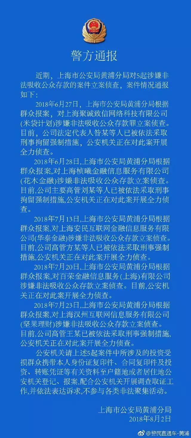 44家投资平台被查！在这些网络理财平台有钱最好先取出来！