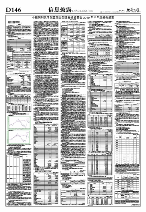 中银润利灵活配置混合型证券投资基金2019年半年度报告摘要