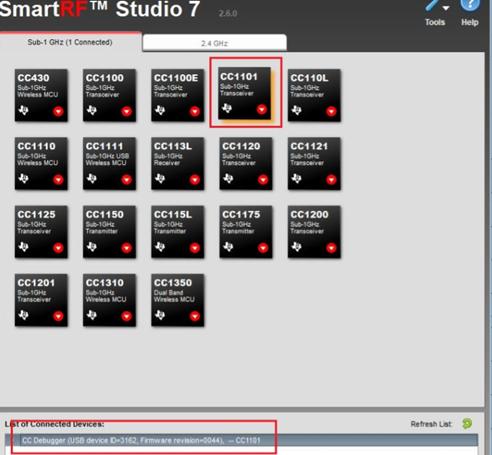 CC1101模块配合SmartRF Studio的快速上手指南