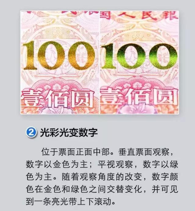 全民情报:土豪新版人民币100元，真假辨别，你可知道？