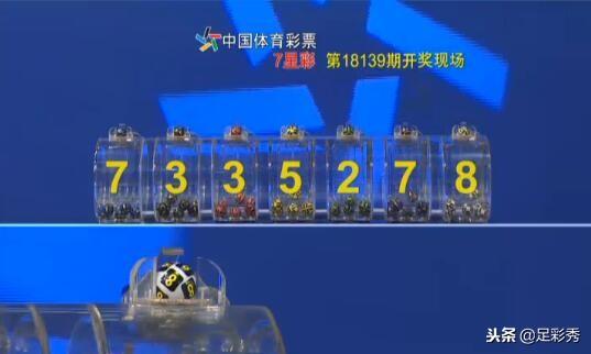 七星彩18139期开奖快讯：开出一对号码3和7+位置重号号码再次空缺