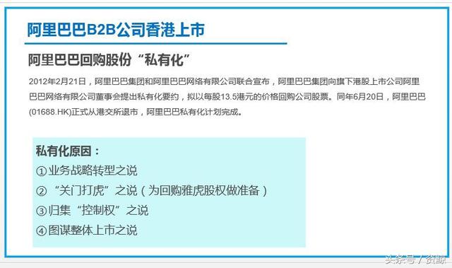 市值4700亿美金的阿里巴巴8次融资历程、股权结构演变深度解析