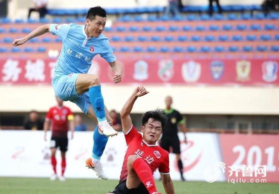 杨家威破门 淄博蹴鞠FC客场1-0战胜延边北国