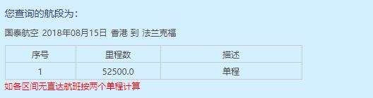 六大航线最高涨价93% 解读国航里程换国泰两舱偷跑版新规