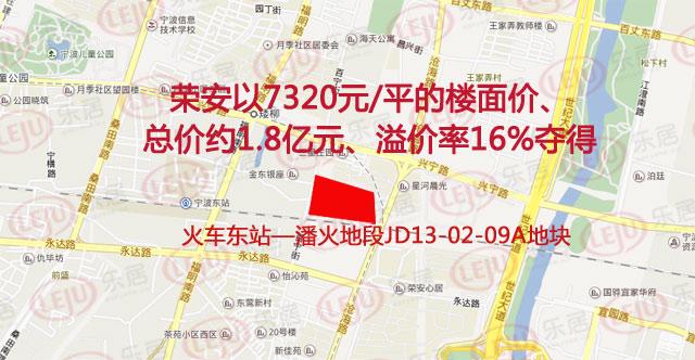 楼面价7320元/平 荣安潘火地段再下一城