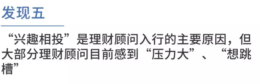 我们调研了100+理财顾问后，发现他们有这N个特点