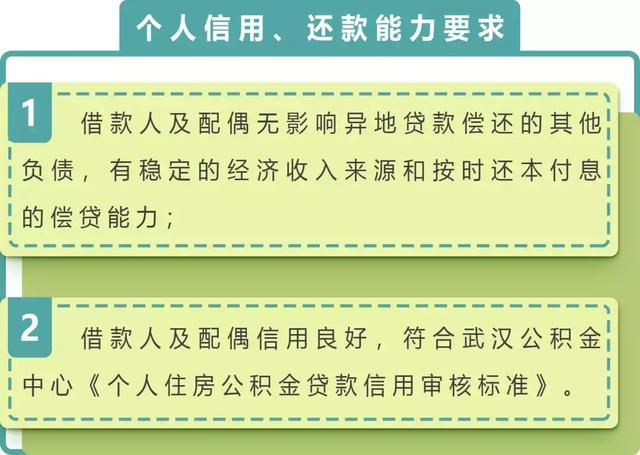 武汉异地公积金贷款政策汇总，可以使用异地公积金楼盘点名