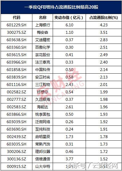 揭秘“国家队”、社保基金和QFII持股动向