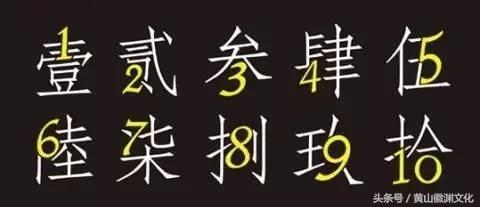 壹、贰、叁你知道这些大写数字的本义吗？