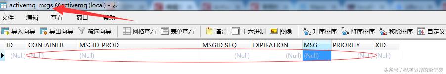 ActiveMQ消息持久化到mysql与设置消息有效期