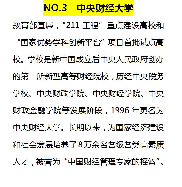 排名前10的财经类大学，毕业后工商、中国银行抢着要！