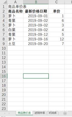 Excel纯公式实现进销存（移动加权平均法）