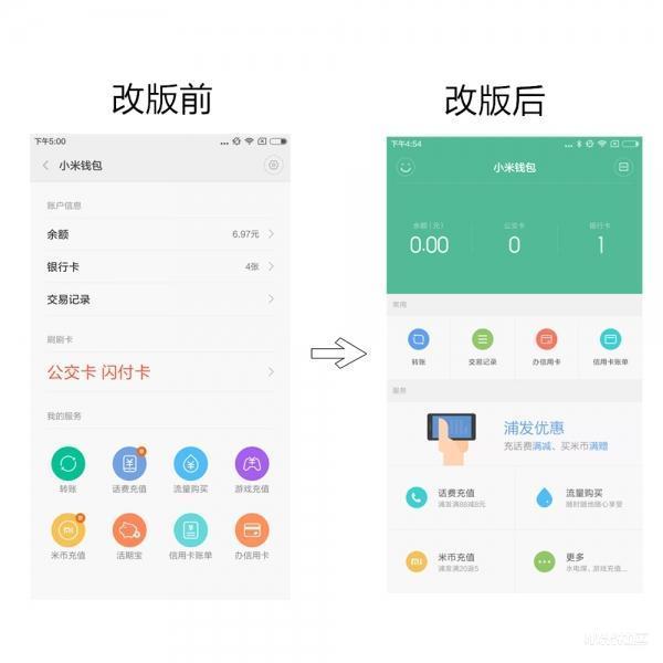 小米钱包全新改版，细数MIUI 7.1中它的6大新功能