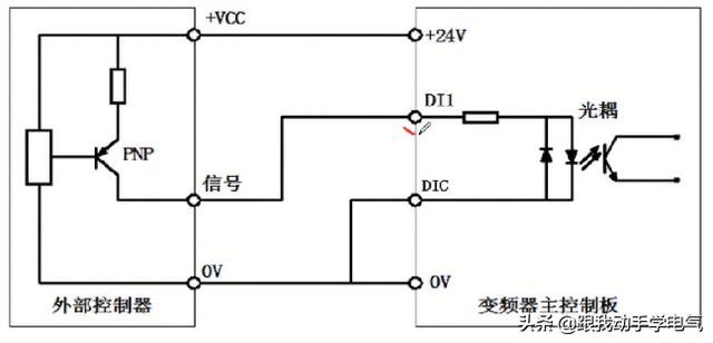 变频器主回路及控制回路接线